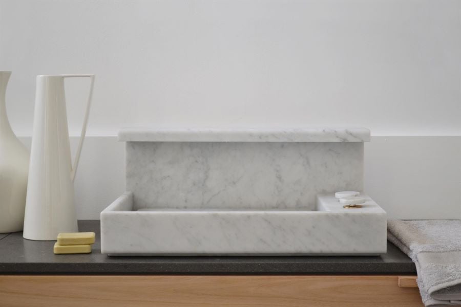 10 lavabi in pietra o in marmo che scolpiscono lo stile del bagno contemporaneo 10 lavabi in pietra o in marmo che scolpiscono lo stile del bagno contemporaneo