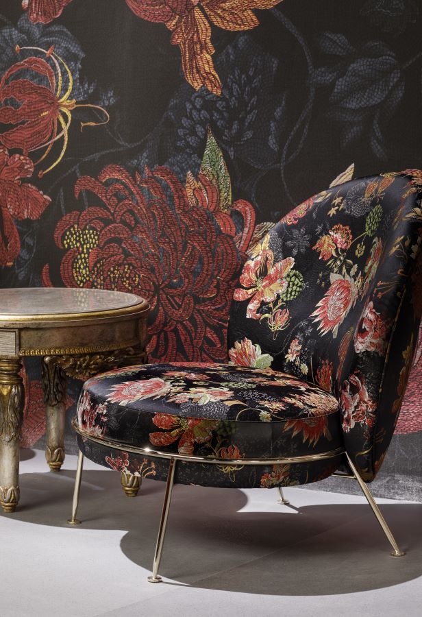 SICIS Florentia Black su Amaretto Armchair AMB1