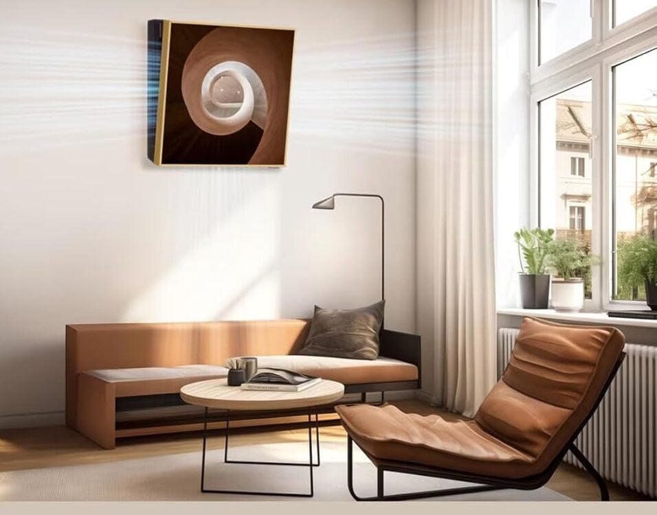 Addio split antiestetici: il condizionatore LG che sembra un quadro cambia tutto