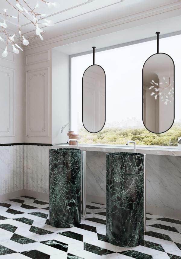 10 lavabi in pietra o in marmo che scolpiscono lo stile del bagno contemporaneo 10 lavabi in pietra o in marmo che scolpiscono lo stile del bagno contemporaneo