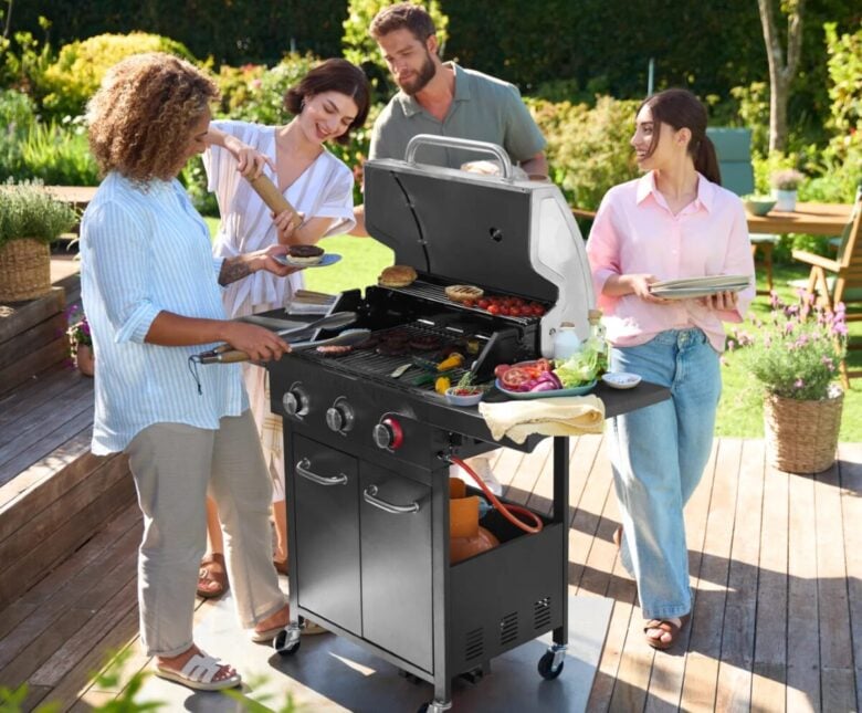 barbecue a gas Grillmeister