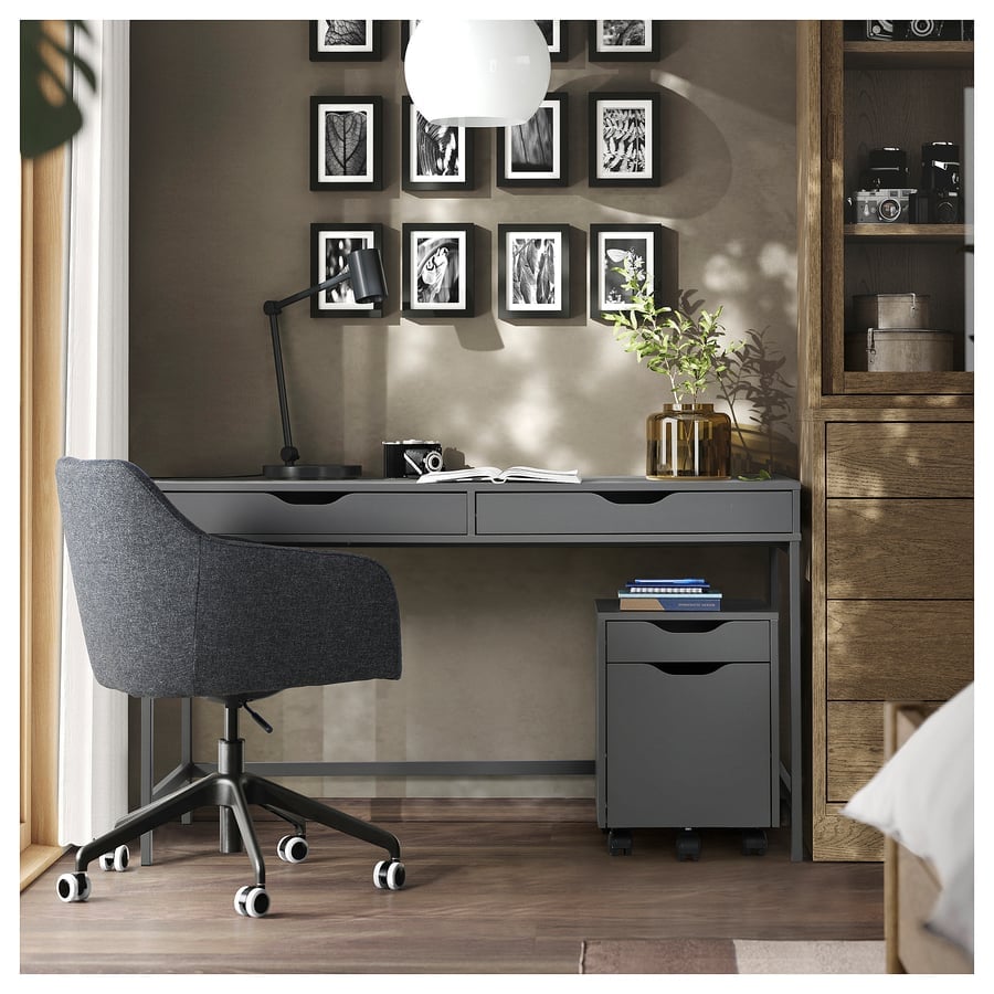 Alex scrivania Ikea in grigio scuro Alex scrivania Ikea in grigio scuro