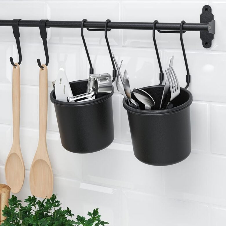 Hultarp contenitore nero Ikea