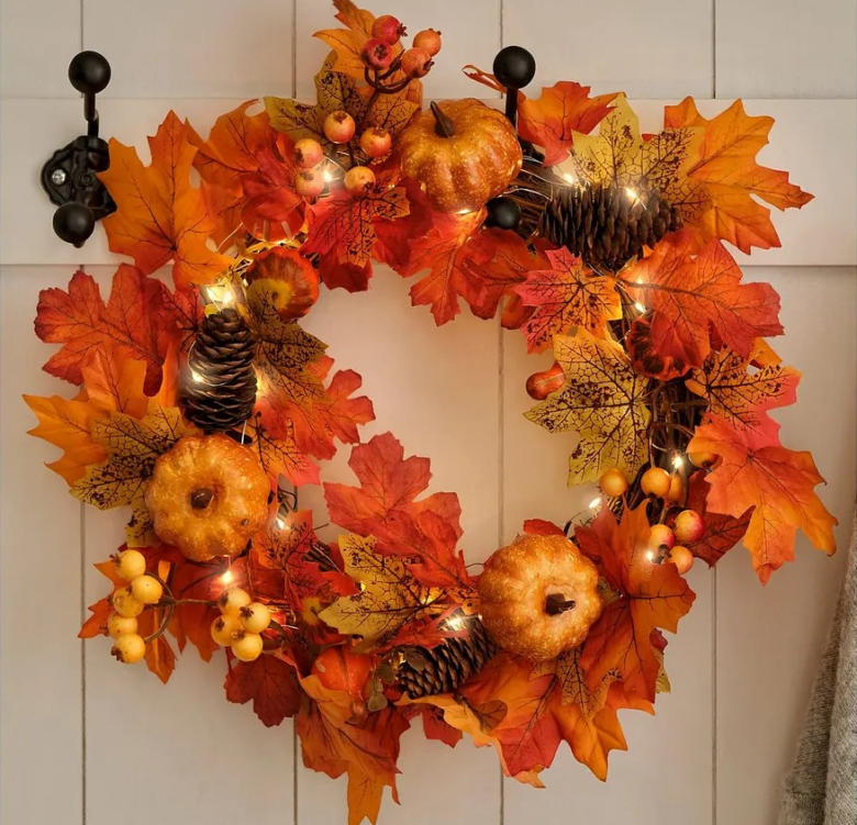 ghirlanda-autunnale-led-per-porta-arancione