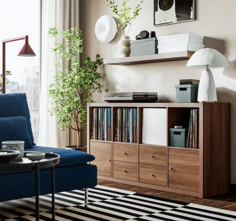 Serie KALLAX IKEA salvaspazio