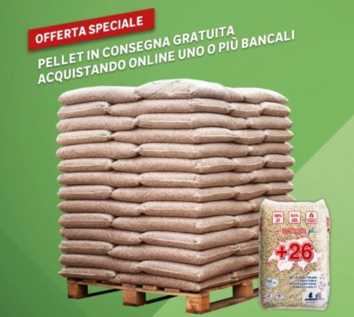 Video – Pellet, da Leroy Merlin tenete d’occhio l’offerta da non perdere: 66 sacchi e consegna gratuita