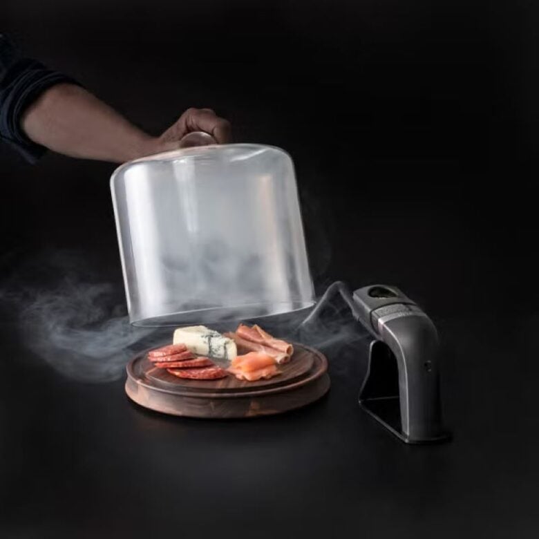 Smoking Cloche_with meat c