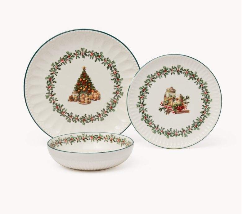 collezione natalizia coincasa dedicata alla tavola delle feste