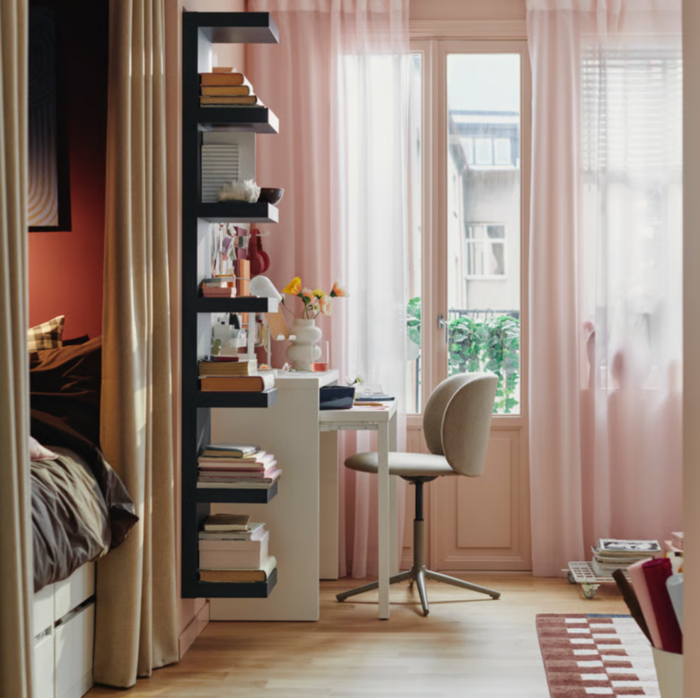 scrivania estraibile cameretta ikea